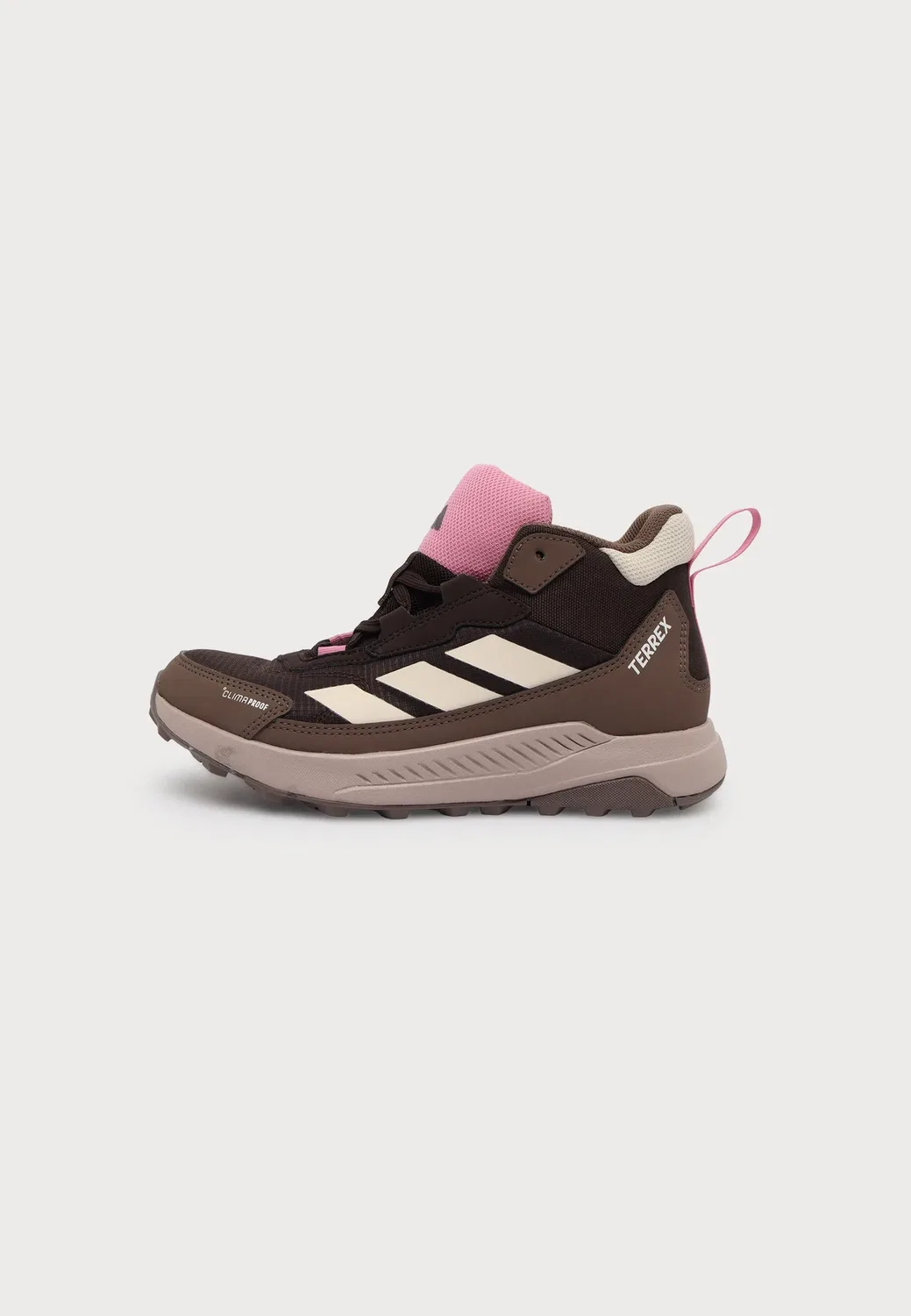 Походные ботинки Anylander средней высоты, унисекс Adidas Terrex, Aurora Coffee/Wonder White/Earth Strata