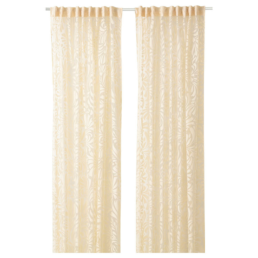 

Гардина Ikea Skarefly, 2 предмета, бежевый