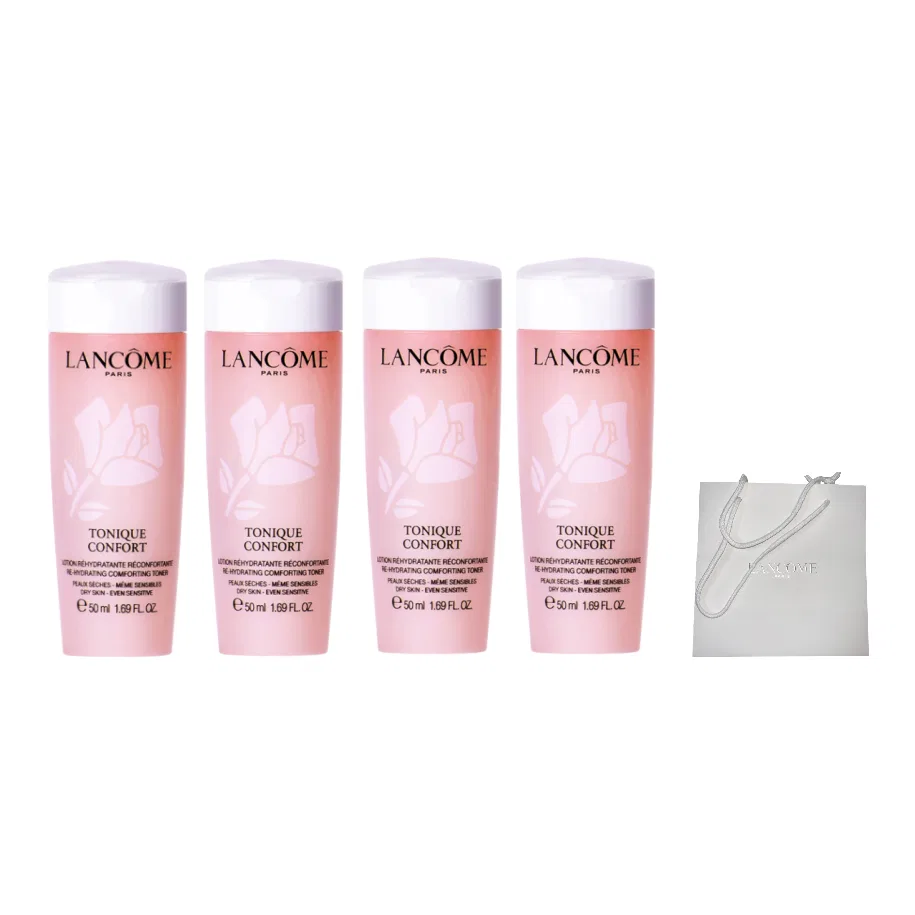Женский набор лосьонов для лица с увлажняющим эффектом, 50 мл × 4, LANCOME, Blue