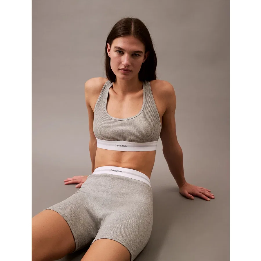 Спортивный бюстгальтер с легкой подкладкой Calvin Klein Lightly Lined Bralette, Разноцветный — фото 3