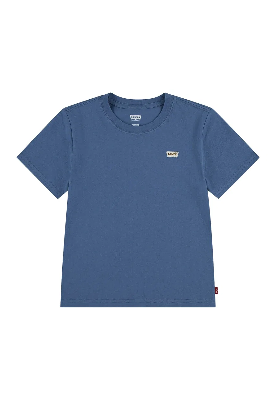 Детская футболка Levi's Kids цвета сапфир