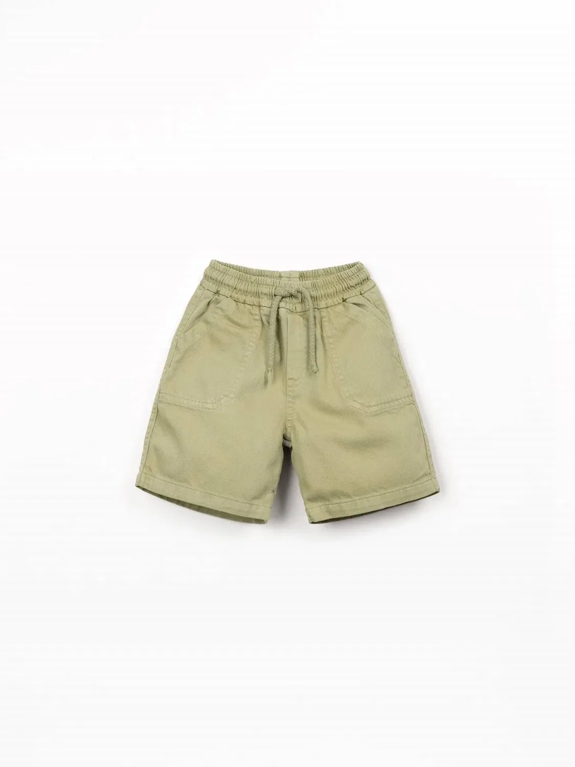 Детские шорты для мальчиков на кулиске хлопковые Play Up, Khaki Green
