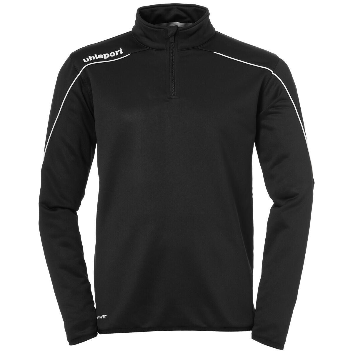 

Толстовка с молнией 1/4 Uhlsport Stream 22, черный/белый