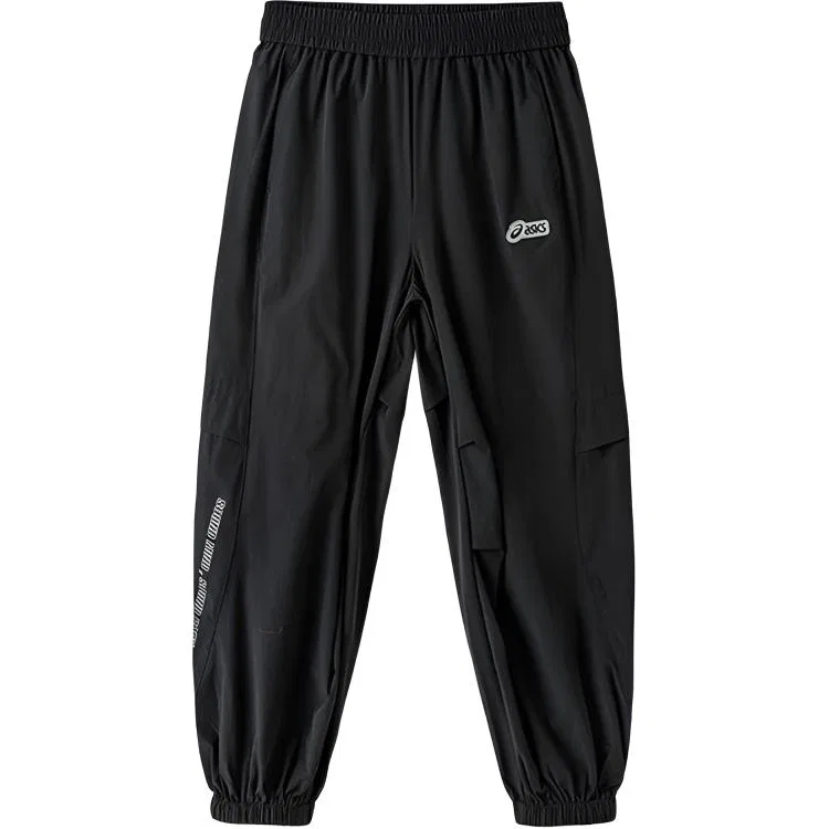 Детские спортивные штаны тонкие ASICS, 9000 Black