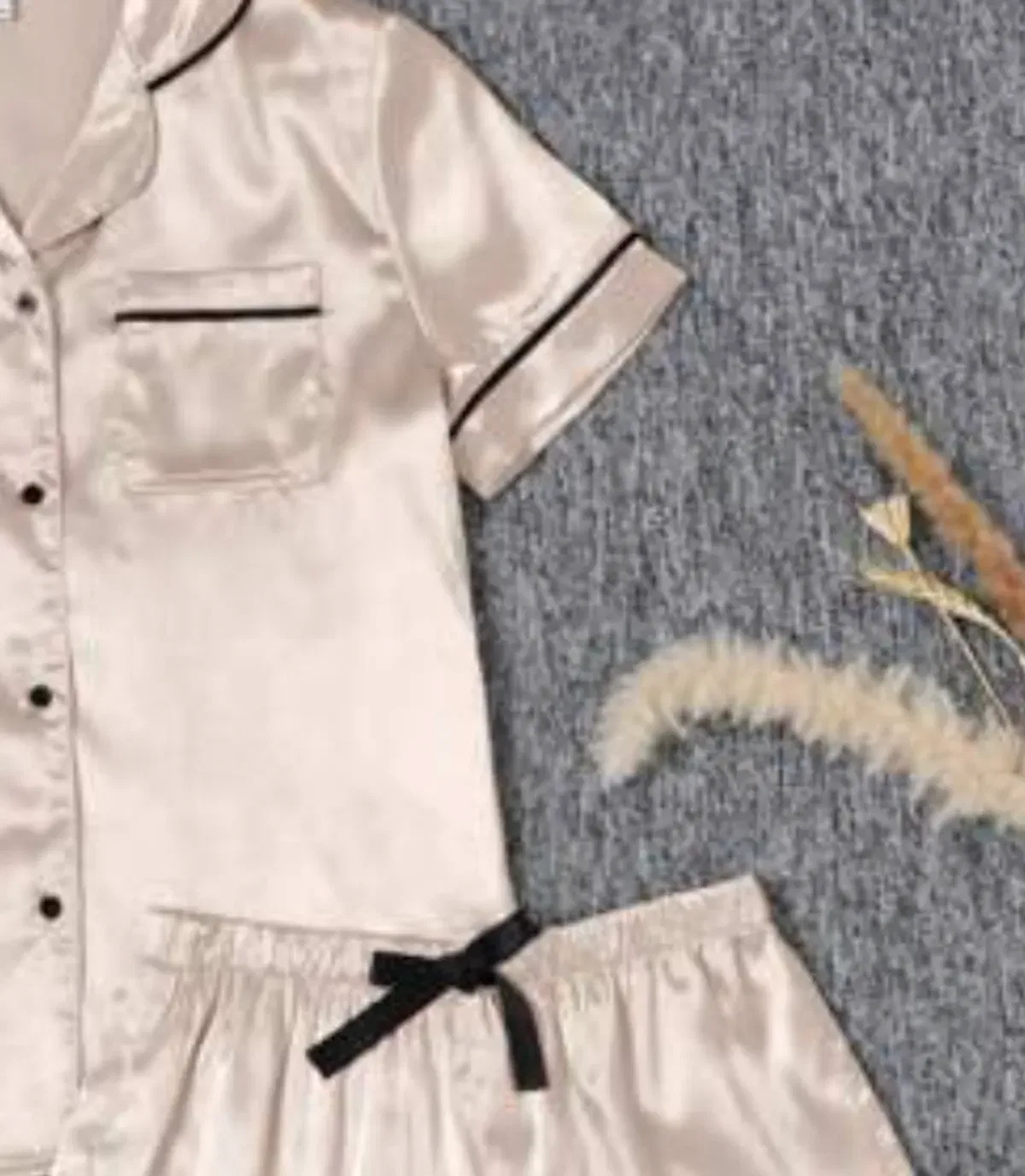 Женские атласные пижамные шорты Personalised Satin Short Pyjamas Lulabay, Gold