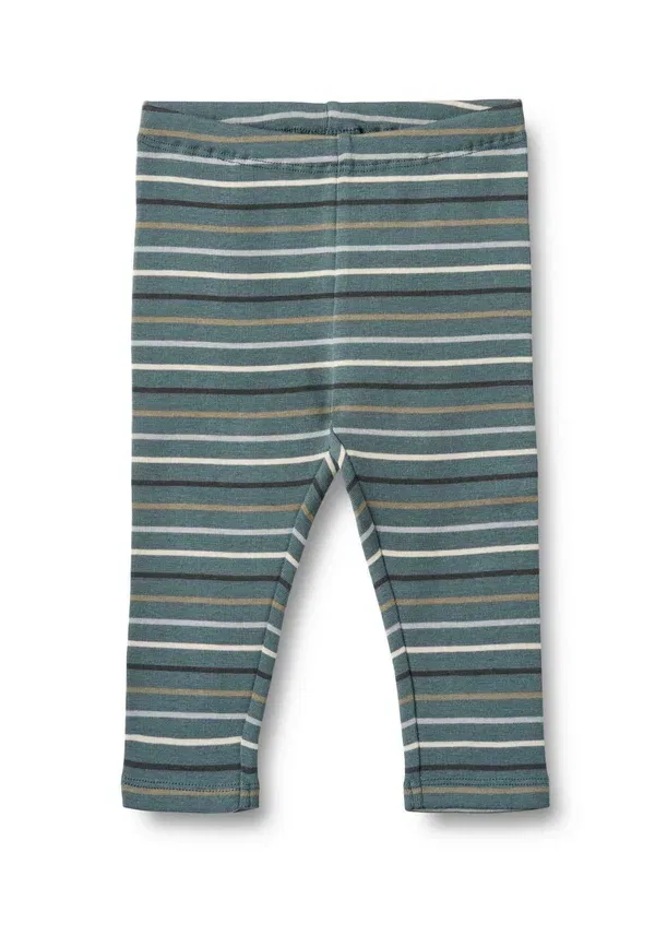 Леггинсы хлопковые 2 jules Wheat Multi Stripe, синий — фото 3