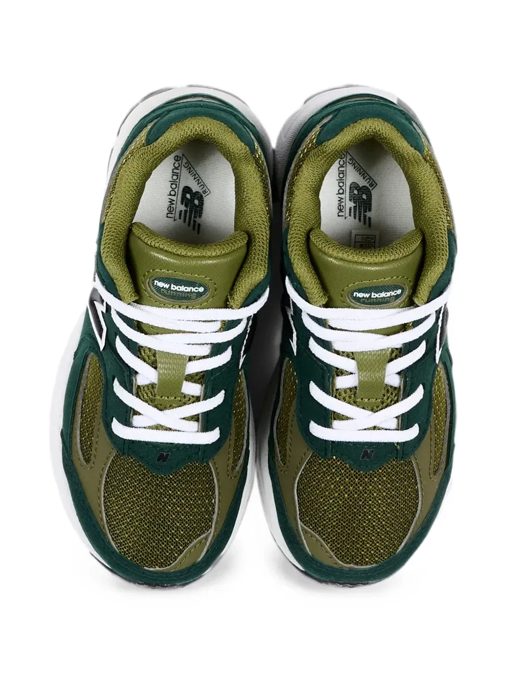 Кроссовки 2002R с вставками New Balance Kids, зеленый — фото 4