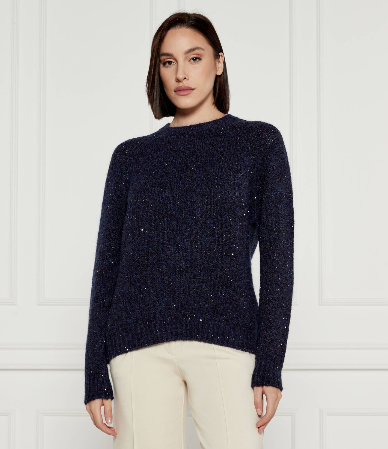 

Свитер Marella SPORT Regular Fit, темно-синий