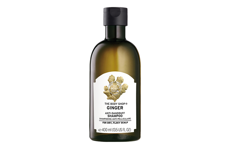 The Body Shop Ginger шампунь для восстановления кожи головы успокаивающий сглаживающий с имбирным ароматом 400 мл/60 мл — фото 2
