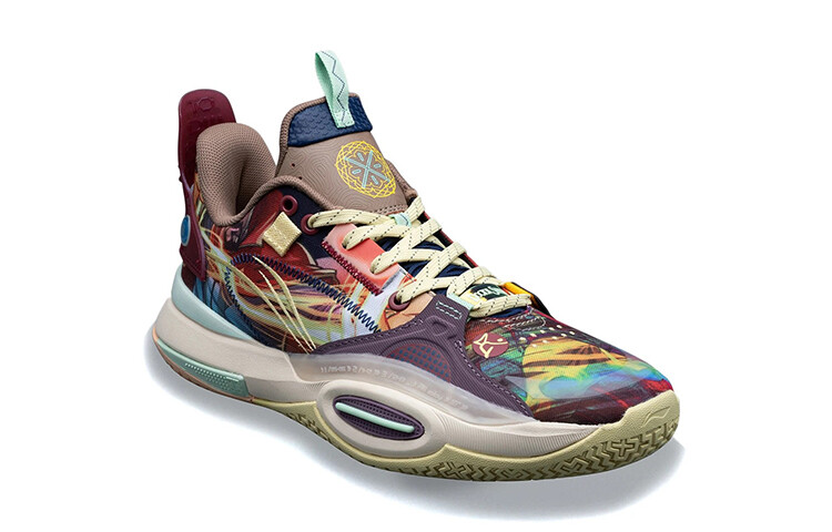 Баскетбольные кроссовки All City 10 V1 для детей GS Low-top Dusk Purple/Gerbread Brown Lining — фото 2