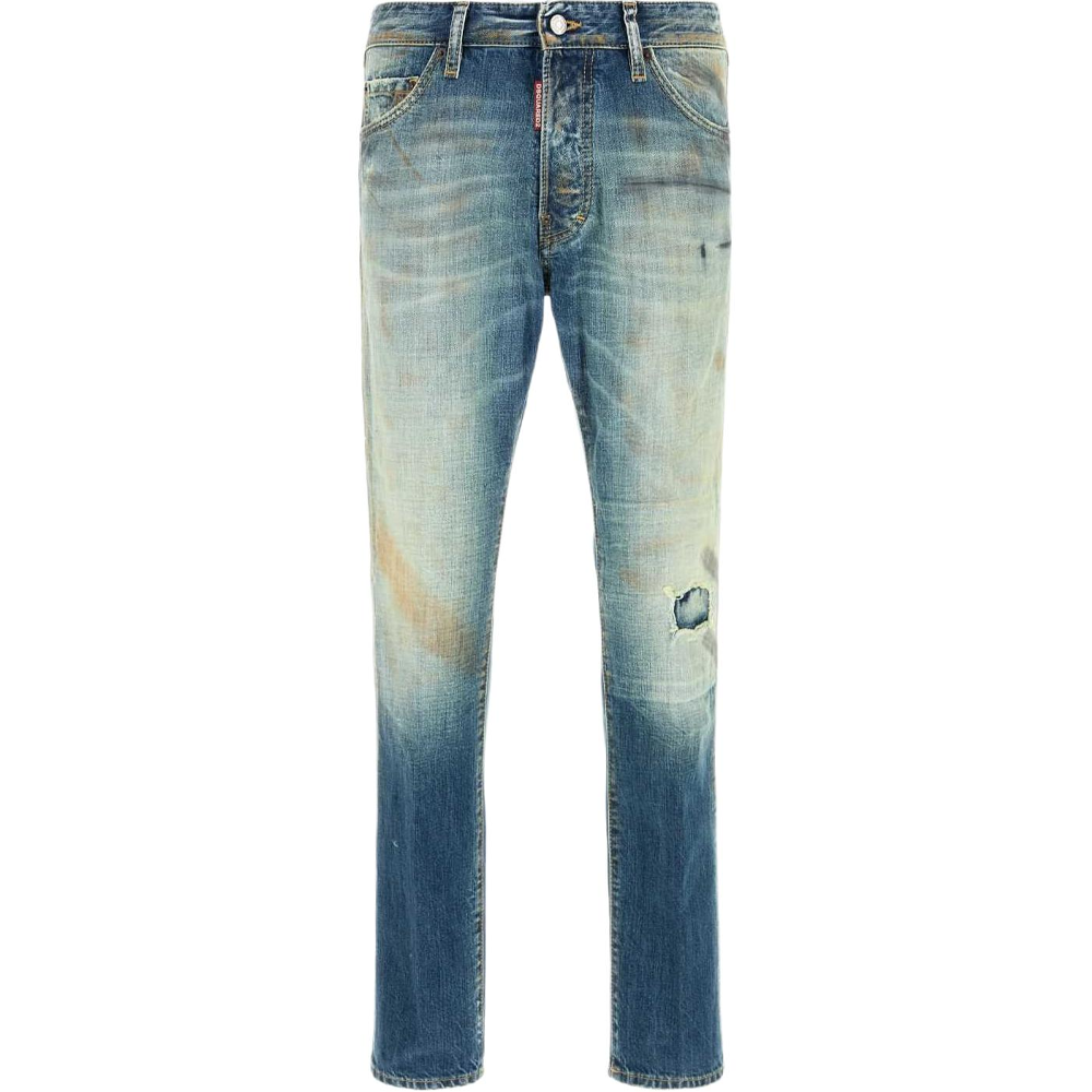 

DSQUARED 2 Dsquared2 джинсы distressed американские medium pressed sand scared