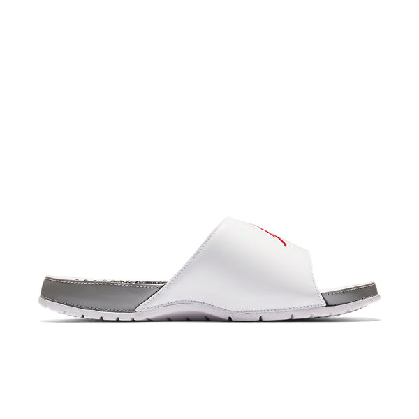 Тапочки hydro 5 slide 'white red silver' Air Jordan, белый — фото 2
