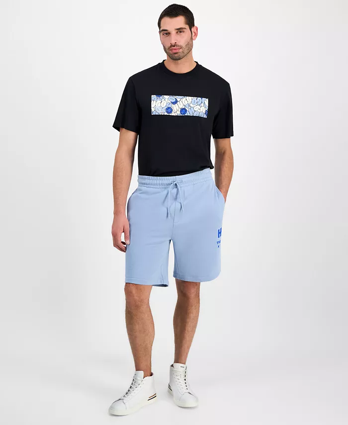 

Мужские шорты Nesisho на шнурке Hugo Boss, синий