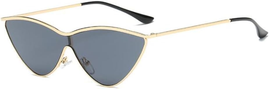 

Винтажные солнцезащитные очки «кошачий глаз» для женщин, металлическая оправа, ретро-линзы треугольной формы, очки «кошачий глаз» для женщин, защита от ультрафиолета UV400 generic, C3