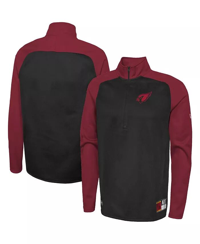 

Мужская черная куртка Arizona Cardinals Combine Authentic O-Line Raglan Half Zip New Era