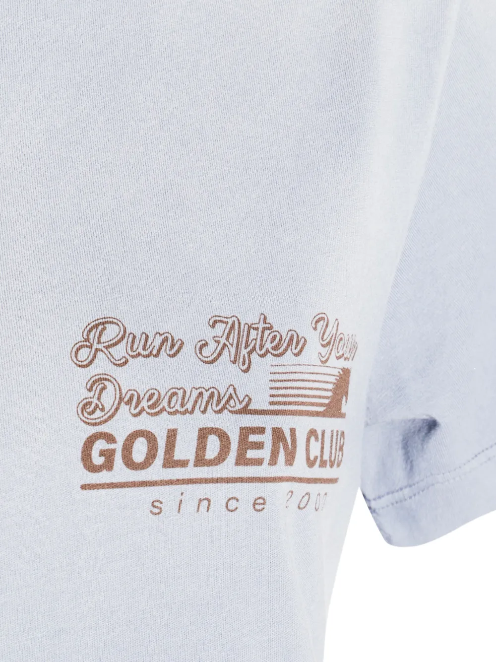 Футболка с графическим принтом GOLDEN GOOSE, синий — фото 3