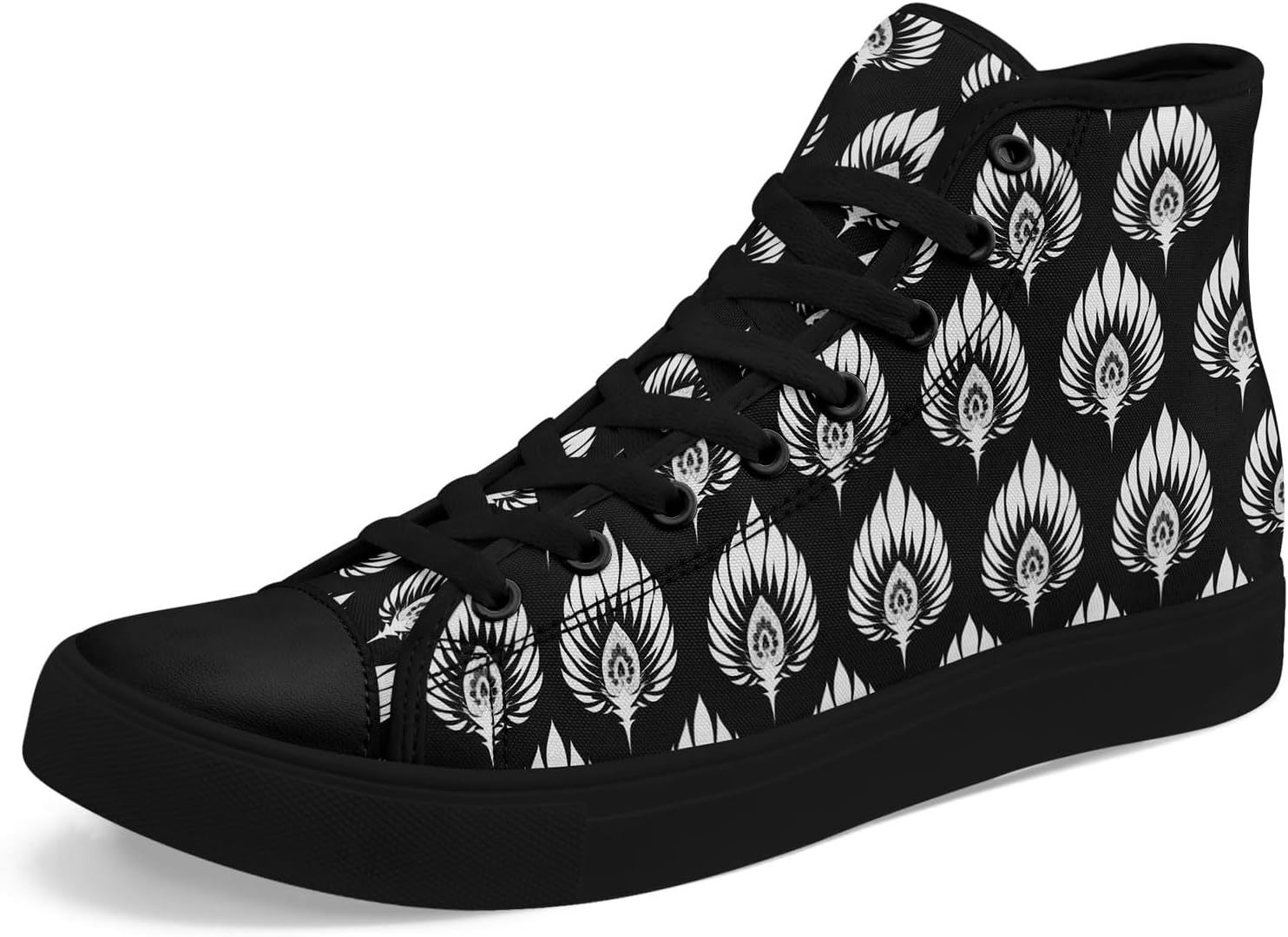 

Высокие кеды из холщовой ткани AWSOLE для мужчин и женщин, модный подарок, дышащие, унисекс, уличная обувь, плоские прогулочные туфли, белый/черный