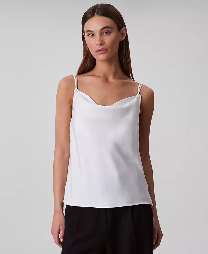 

Женская майка с капюшоном Calvin Klein, белый