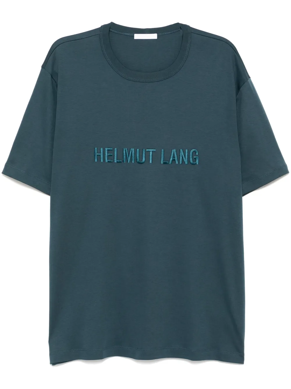 

Футболка с вышитым логотипом Helmut Lang, синий