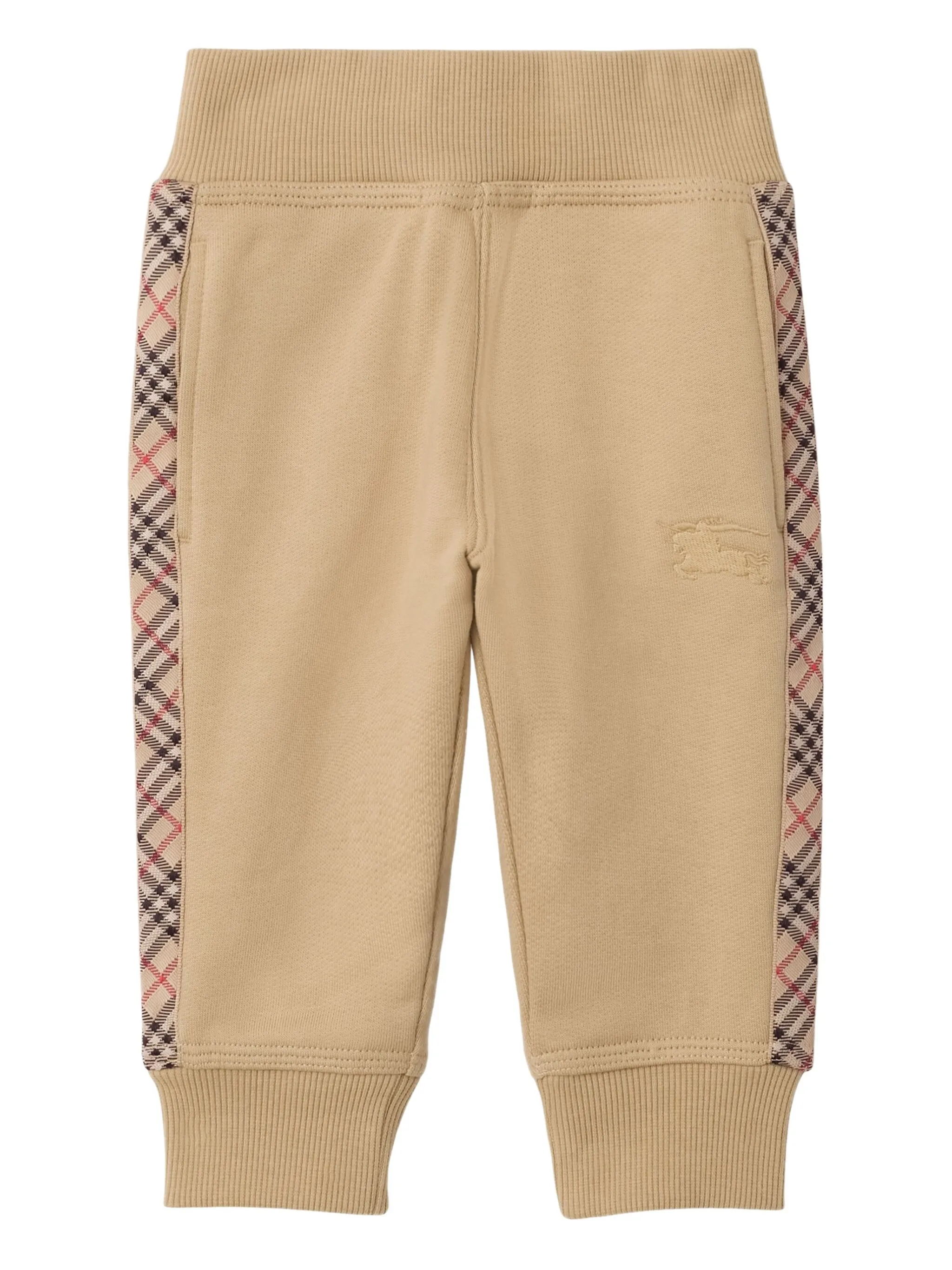 

Спортивные брюки с отделкой в клетку Burberry Kids, нейтральный