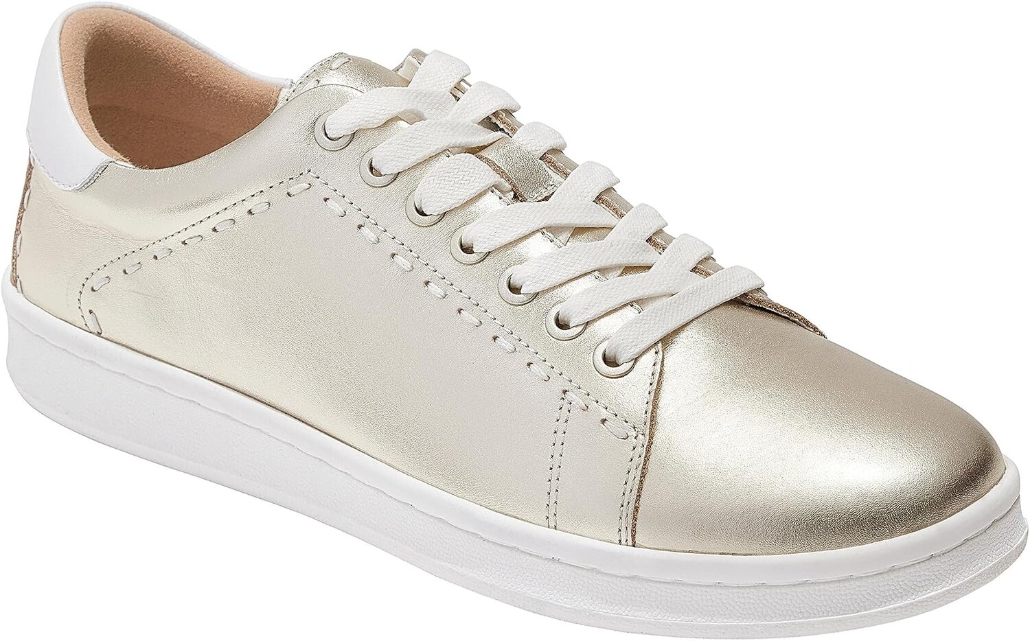 

Кроссовки Jack Rogers Ellison Sneakers - Leather, цвет Platinum/White