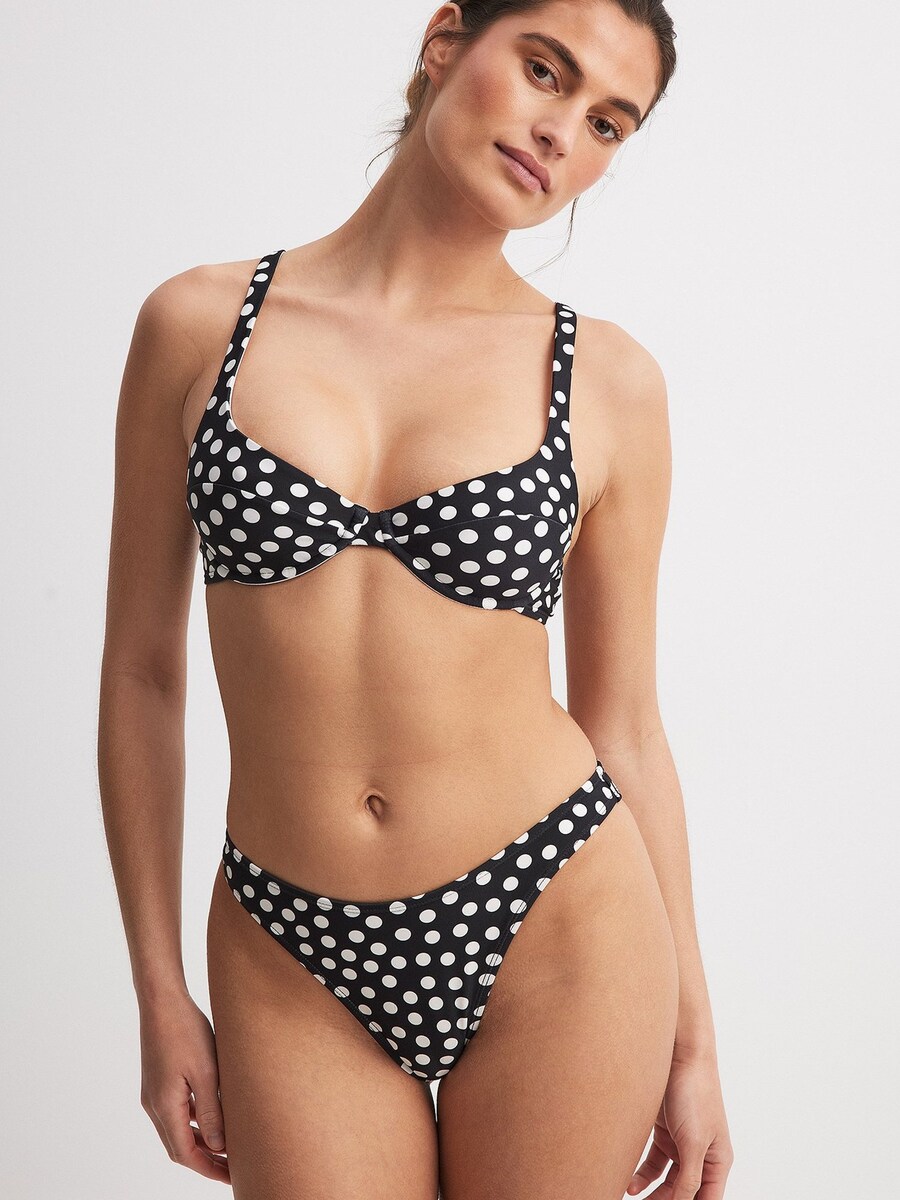 

Верх бикини на косточках NA-KD Push-up Bikini Top, черный