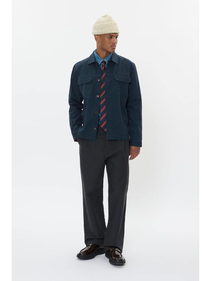 

Matinique Рубашки прямого кроя Macopt темно-синего цвета