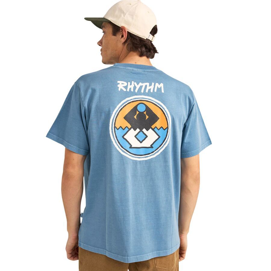 

Футболка Rhythm Channel Short-Sleeve Rhythm, Vintage Blue, Синий, Футболка Rhythm Channel Short-Sleeve Rhythm, Vintage Blue