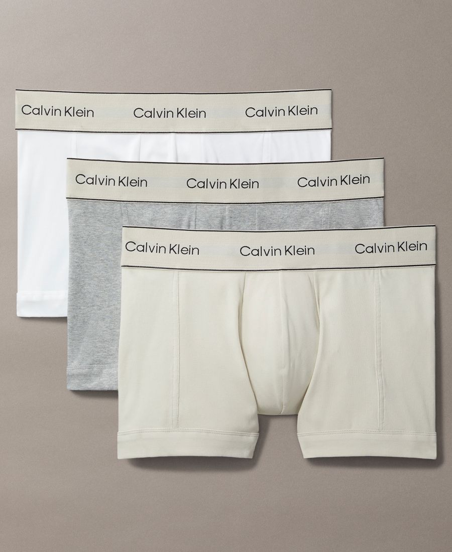 

Мужские хлопковые трусы Heritage (комплект из 3 штук) Calvin Klein, Oyster Gray/Gray Heather/White