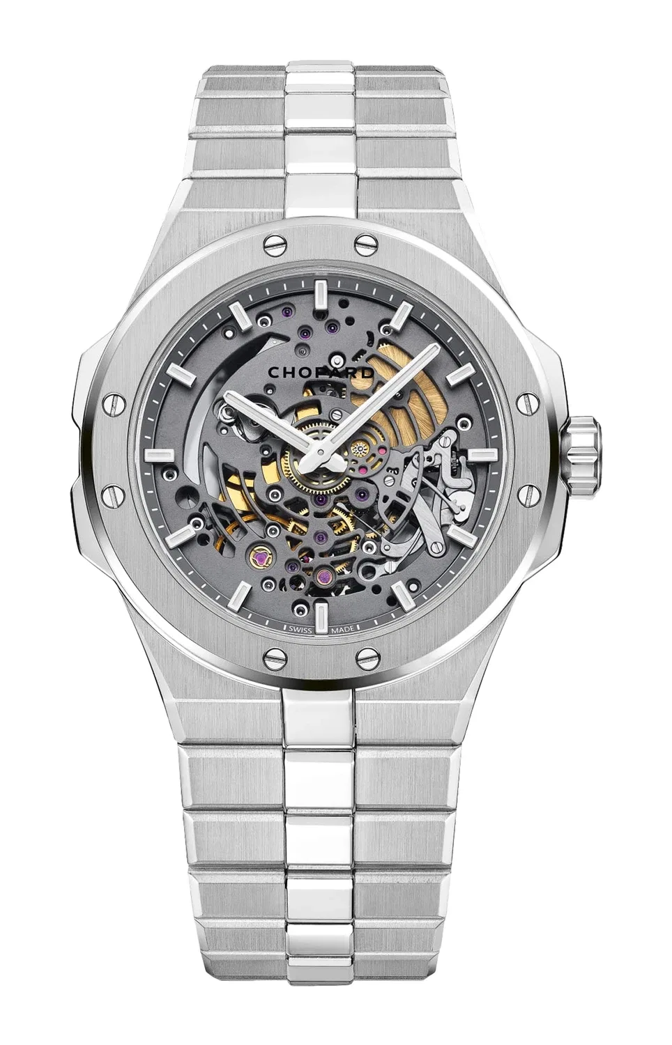 ALPINE EAGLE 41 XP TTM 41 ММ, АВТОМАТИЧЕСКИЕ, ТИТАН - 298630-3001 CHOPARD, серебряный