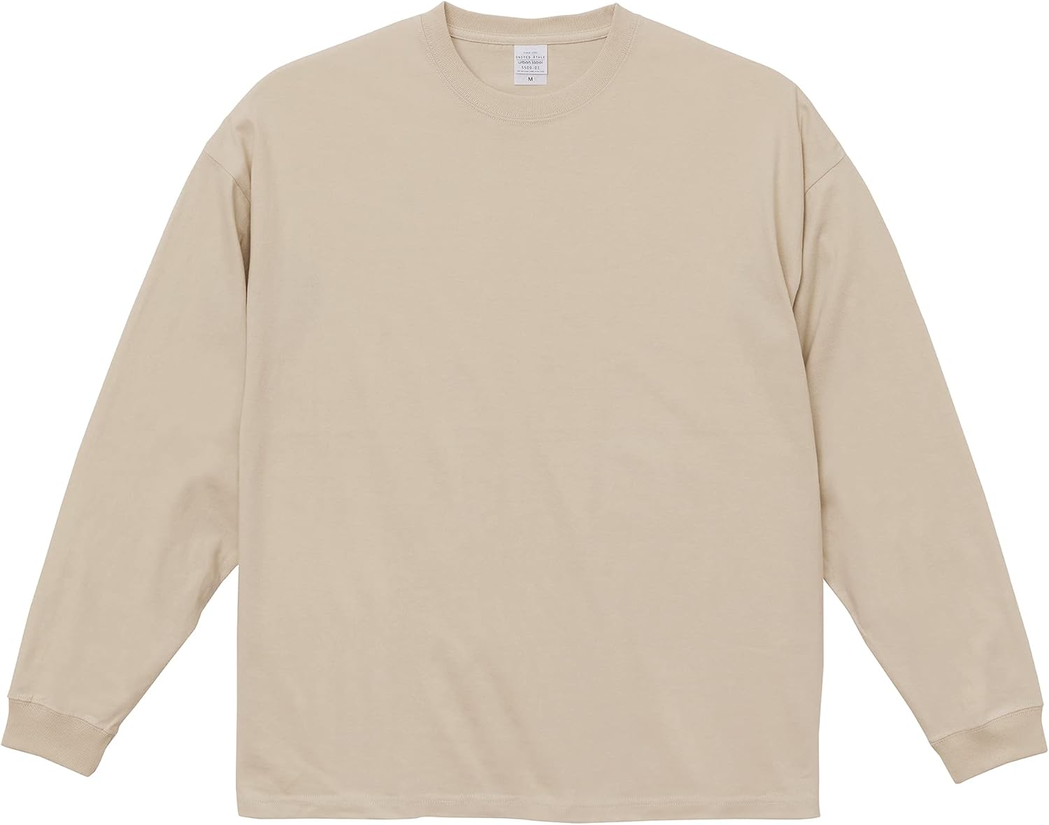 

Мужская футболка с длинным рукавом United Athle 550901 с крупным силуэтом, вес 5,6 унций, песочный