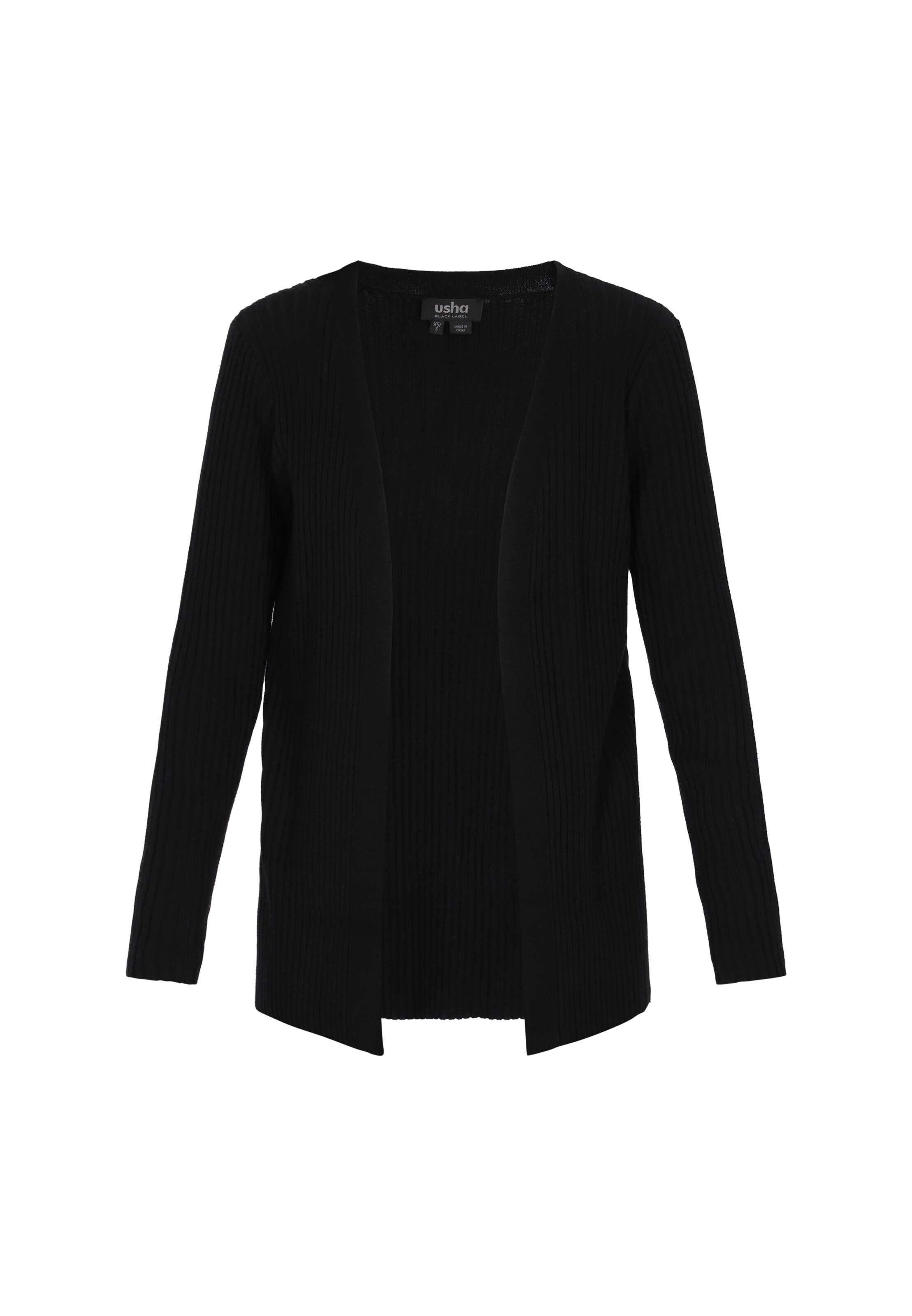 

Usha BLACK LABEL Вязаный кардиган в черном цвете