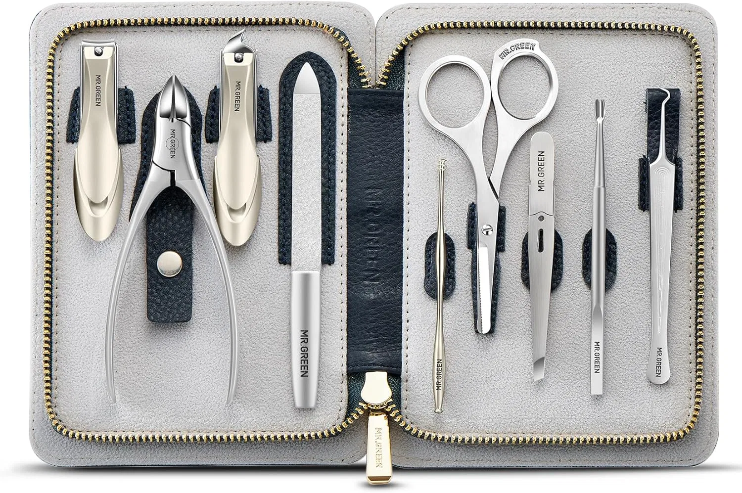 Маникюрный набор MR. GREEN Innate Luxury, 9 в 1 Mr.Green, 9 In 1 Manicure Set — фото 2