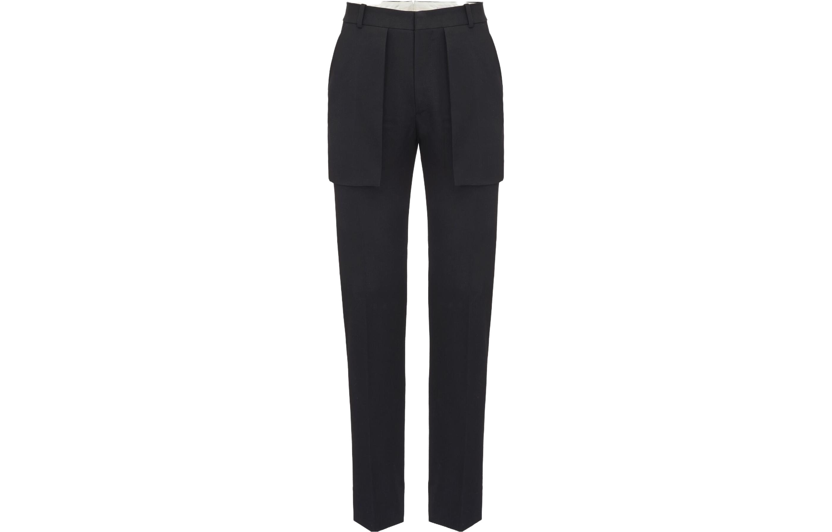 

Брюки приталенные Mid Rise Alexander McQueen, черные