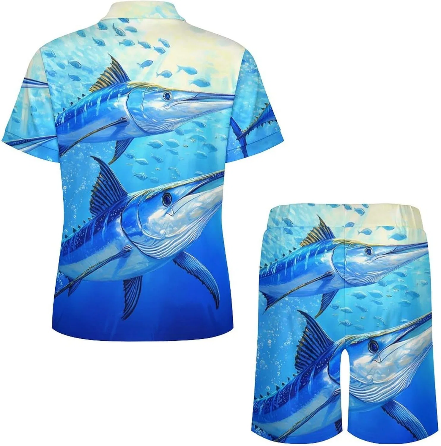 Мужской спортивный костюм с поло, Blue Marlin, 2 предмета, Style — фото 4