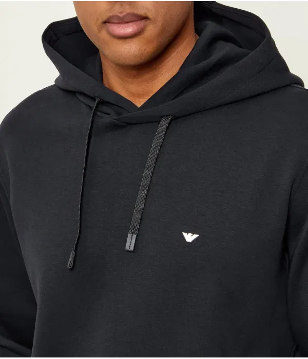 Толстовка regular fit Emporio Armani, темно-синий — фото 4