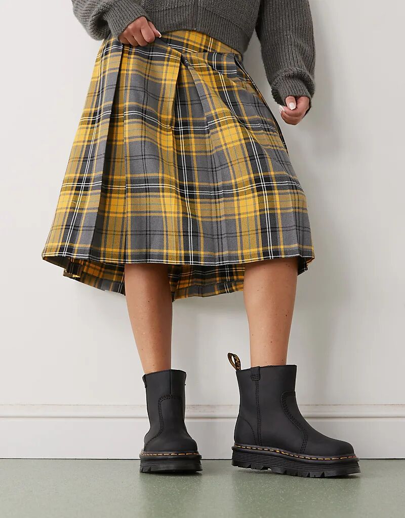 Ботинки Dr Martens ZebZag Rigger черного цвета — фото 2
