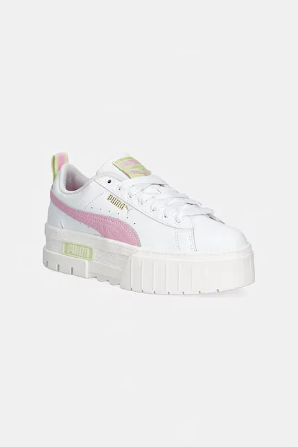 Кроссовки на платформе Mayze Lth Jr Puma, белый