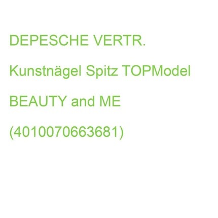 

Топ-модель Beauty And Me с заостренными искусственными ногтями, Depesche