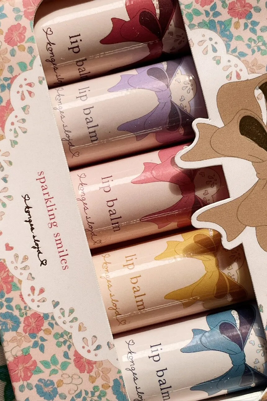 

Набор бальзамов для губ LIP BALM GLITTER 5 шт. 5 шт. Konges Sløjd, мультиколор
