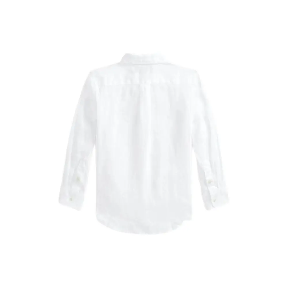 Футболка весна осень Kids' Polo Ralph Lauren, белый — фото 3