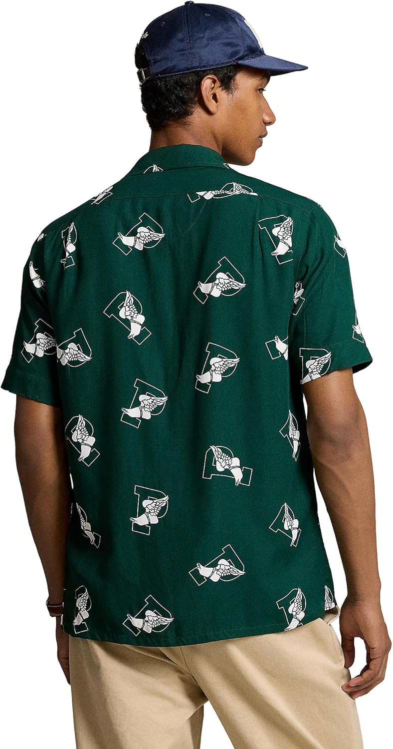 POLO RALPH LAUREN Мужская классическая рубашка P-Wing Camp, P-Wing Toss — фото 2