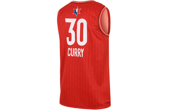 Майка Men's Air Jordan NBA Sports Basketball 20 All-Star Curry 30 Red Jersey, красный — фото 2