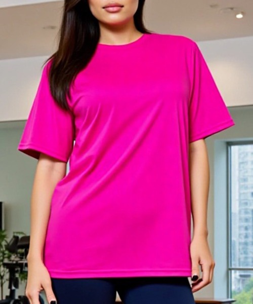 

Футболка с коротким рукавом, Dry Smooth United Athle, 122 г, розовый