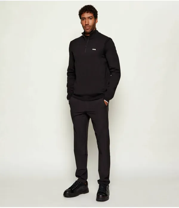 Свитер K_Ever-X QZ regular fit Boss Green, черный — фото 2