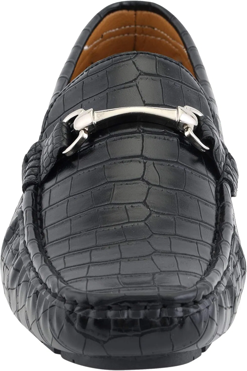 Мокасины мужские,, Amali Cola, Titus Black Croco — фото 4