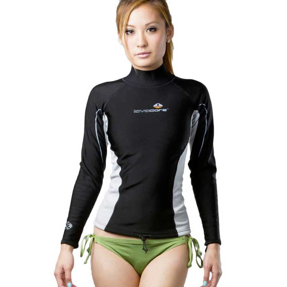 

Термокофта женская Lavacore Woman спортивная, черно-белый
