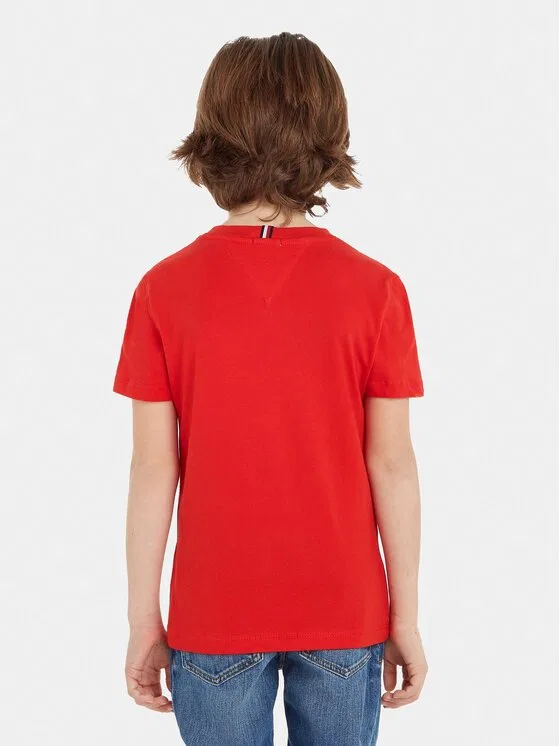 Футболка regular fit Essential Tommy Hilfiger, красный — фото 2