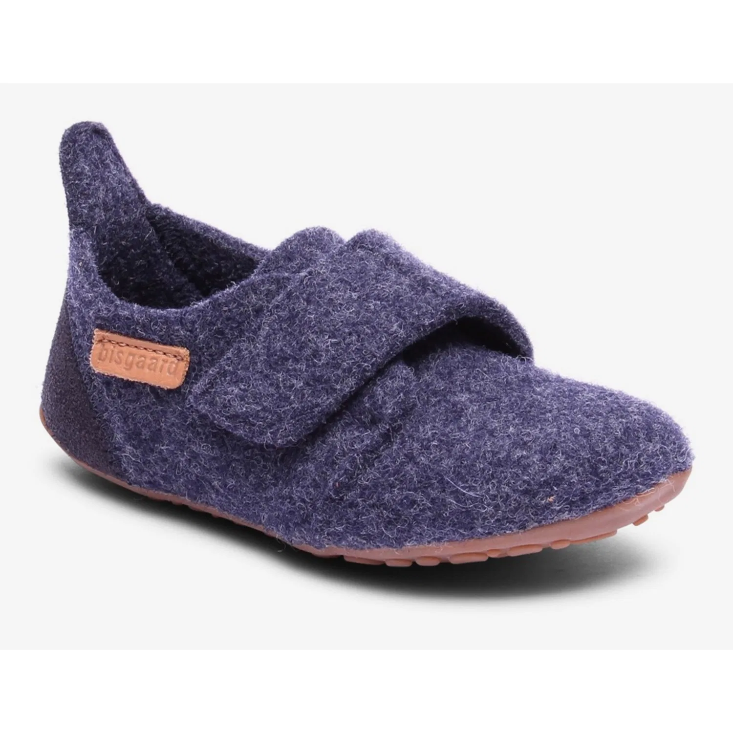 Детские домашние тапочки из шерсти Bisgaard, Dark Blue