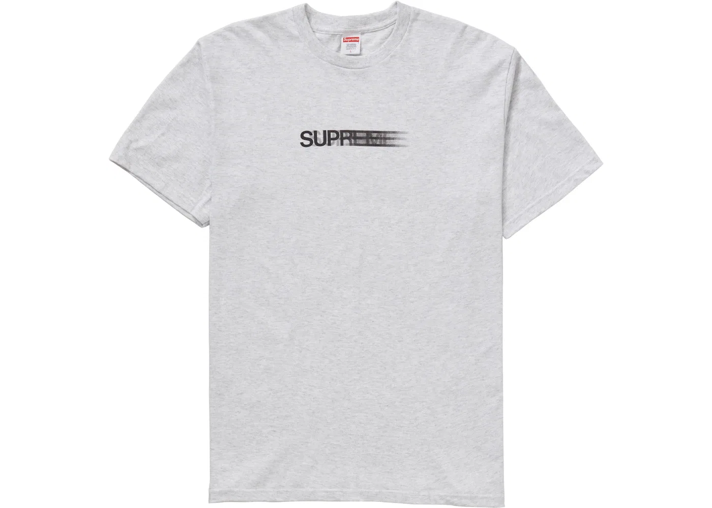 Мужская футболка с принтом Supreme Motion Logo Tee (SS20), Ash Grey